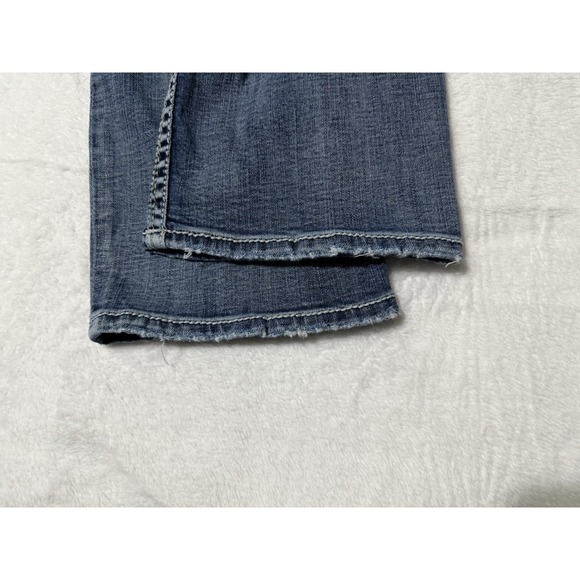 BKE Jeans Mens 40x28 Derek Denim Bootcut Medium Wash Stretch Denim Blue - Picture 9 of 10